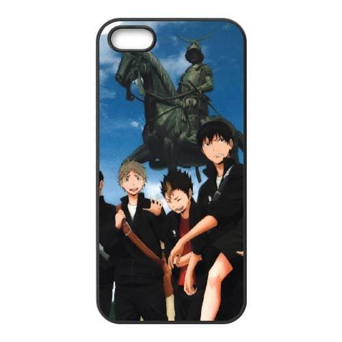 haikyuu Hard Plastic Phone Case Shell Cover Skin For iPhone SE 5 5S Black DWDOO881