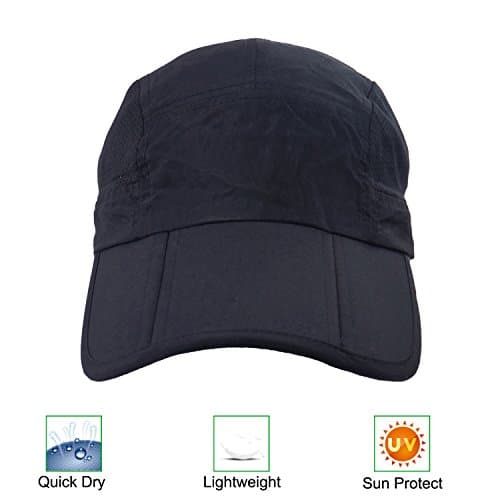 CATOP Baseball Cap,Foldable & Breathable&Lightweight Quick Dry Mesh Back Cooling Sun Hats,Sports Caps for Outdoor Activities Golf Tennis Only 2.1 oz (7colours)
