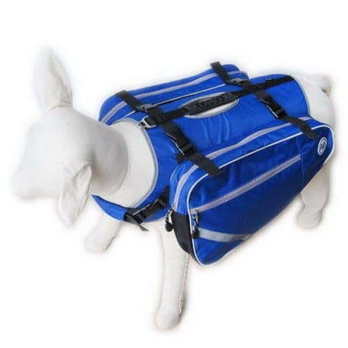Petelligence Praxis Dog Backpack, X-Large, Blue