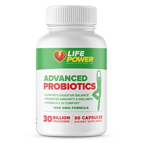 Advanced Probiotic Power 30 Billion+ Gastro-Intestinal Support Formula. Probiotics For Women, Men & Kids To Improve Digestion, Lose Weight & Increase Energy. 30 Day Supply. NON-GMO!