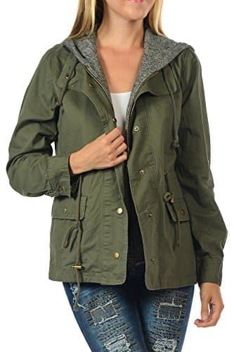 YourStyle Military Lightweight Drawstring Jacket-Versatile Anorak Parka Jackets(S-3XL)