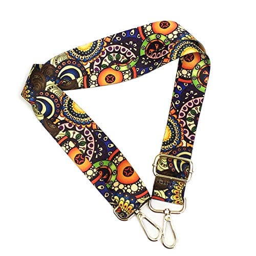 55" Adjustable Shoulder Bag Strap Replacement Cross Body Handbag Wallet Purse Guitar Style Ethnic Belt