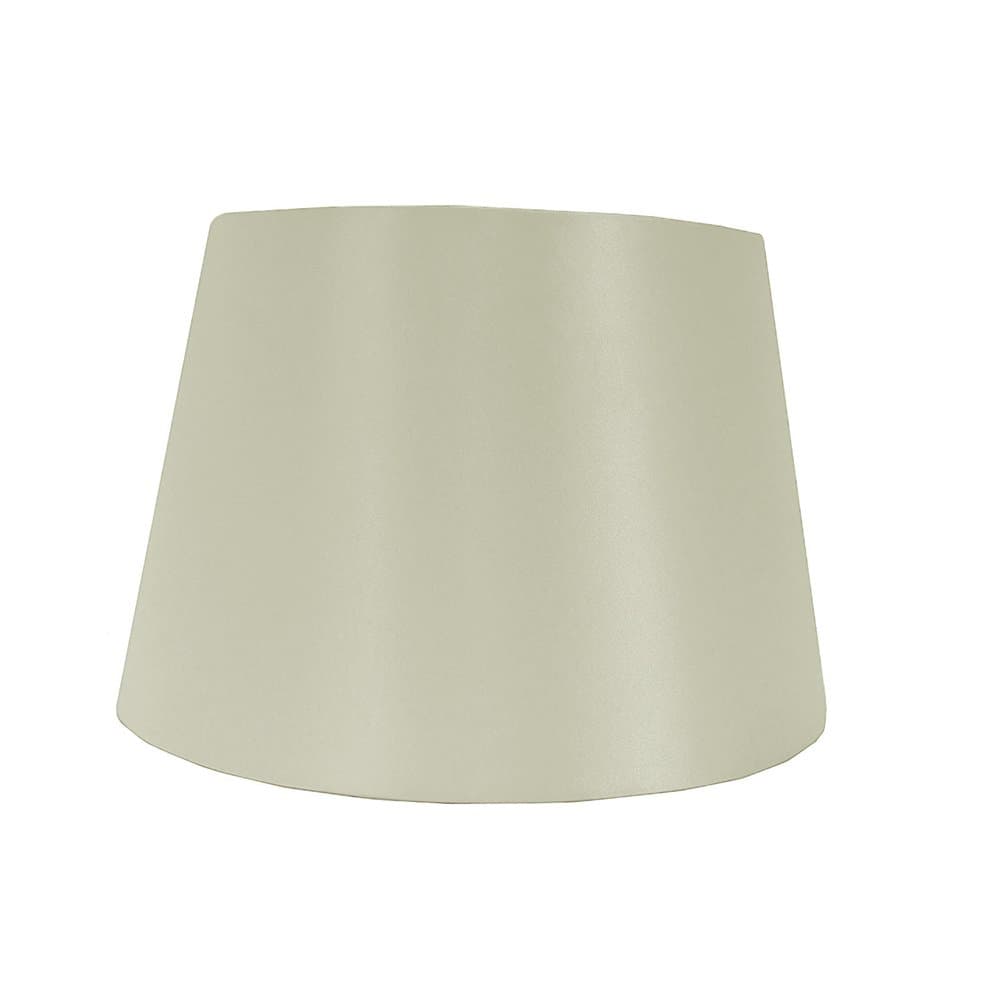 14 Inches Satin Drum Ceiling Table Lamp Shade - Ivory
