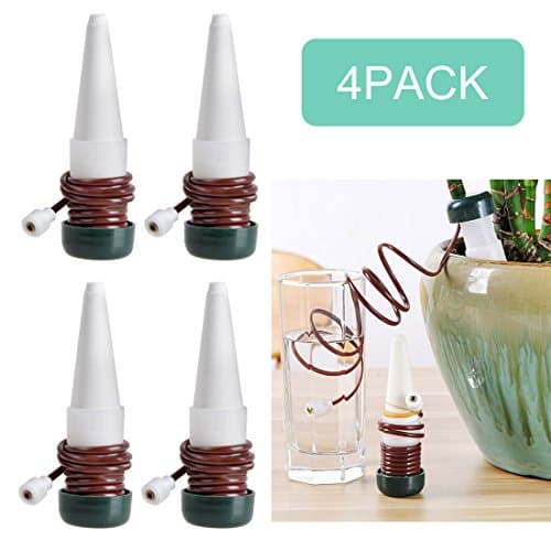 luotu Automatic Watering Device,Plant Self watering System Slow Release Vacation Plant Waterer (4 Pack)