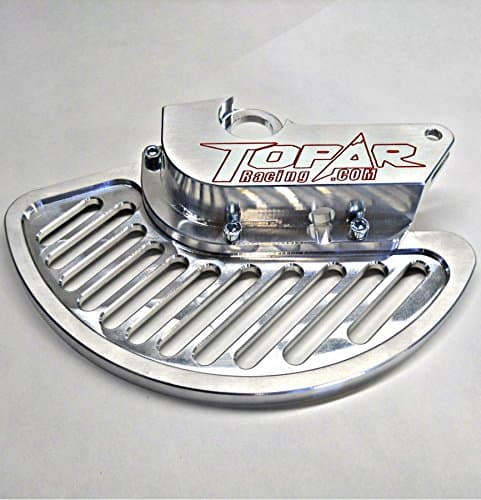 Topar Racing Front Brake Rotor Disc Guard for BETA 2010-2018 All Enduro, 2T, 4T, RR and RS 250-300cc Fits both MARZOCCHI and SACHS Forks