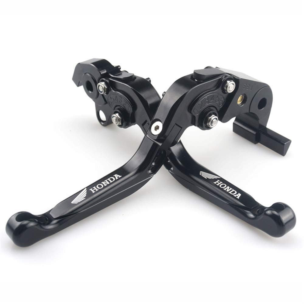 CNC Extendable Foldable Motorcycle Adjustment Pivot Short Levers Brake Clutch Compatible with CBR300R CB300F/FA 2014-2019 CBR400R 2013-2019 CBR500R CB500F/X 2013-2019 GROM MSX125 2014-2019