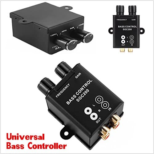 Ronben Universal Car Audio Amplifier Bass Boost RCA Level Remote Volume Control Knob