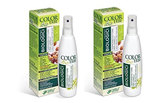 Natur – Termo Protector Spray with Extracts Bio EC 2 Packs Of 150 ml Not Unge and Herbs Not appesantisce, Protects from the Heat of plate and Hair Dryer