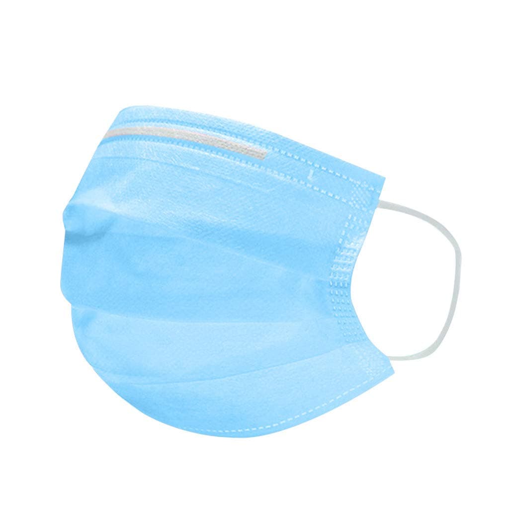 50Pcs Disposable 3-Layer Masks, Anti Dust Breathable Disposable Earloop Mouth Face Mask, Medical Sanitary Surgical Mask