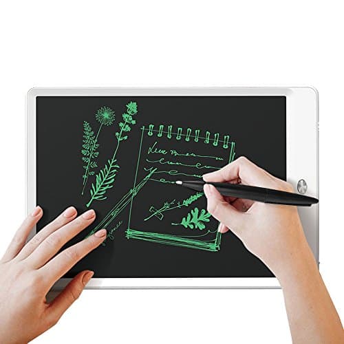 HYLNXZ 10 Inch LCD Writing Tablet, Environment-Friendly e-Writing Kids' Drawing Board,Electronic Graphic Drawing Tablet,Office Memo Board,Fridge Message Doodle Board for Kids, White
