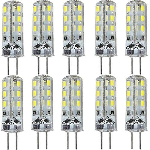 10 PCS 1.5 W LED Bulbs G4 Cool White Light Equivalent Light Beads -OmenTech