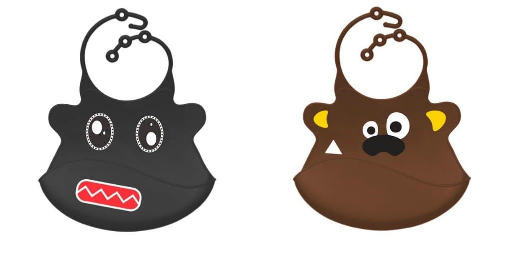 Ulubulu Silicone SillyBib 2 Pack (Bot/Bear)