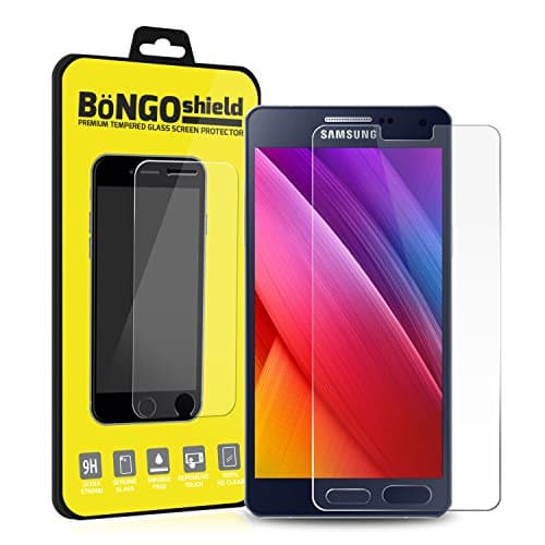 BinTEK Bongo Shield Samsung Galaxy Alpha Screen Protector PREMIUM Ballistic Tempered Glass Galaxy Alpha Screen Protector / Compatible with models SM-G850