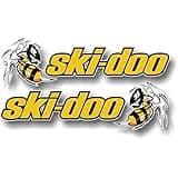 2 Killer Bee 9" Vinyl Decals Snowmobile Summit Sled MXZ Graphic Stickers ((2) 2.5"x 9" Decals)