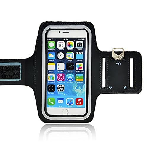 Soft Cell Phone Armband 5.5 Inch Case For IPhone 8 7 6S Plus 6 SE 5 TOPFEE Sport Running Armband Pocket Samsung Galaxy S6 S7 Edge Water Resistant Adjustable Reflective Velcro Workout Band Key Holder