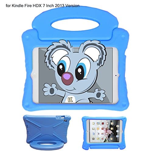 KAYSCASE KidBox Cover Case for Amazon Kindle Fire HDX 7" inch Tablet, 2013 Version, Lifetime Warranty (Bluey)