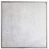 23-1/2 x 23-1/2 x 1 Lifetime Air Filter - Electrostatic Washable Furnace A/C Silver 82% Arrestance
