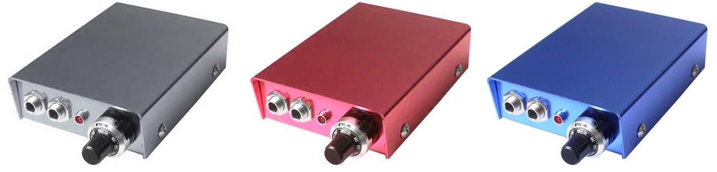 Mini Tattoo Power Supply - Blue