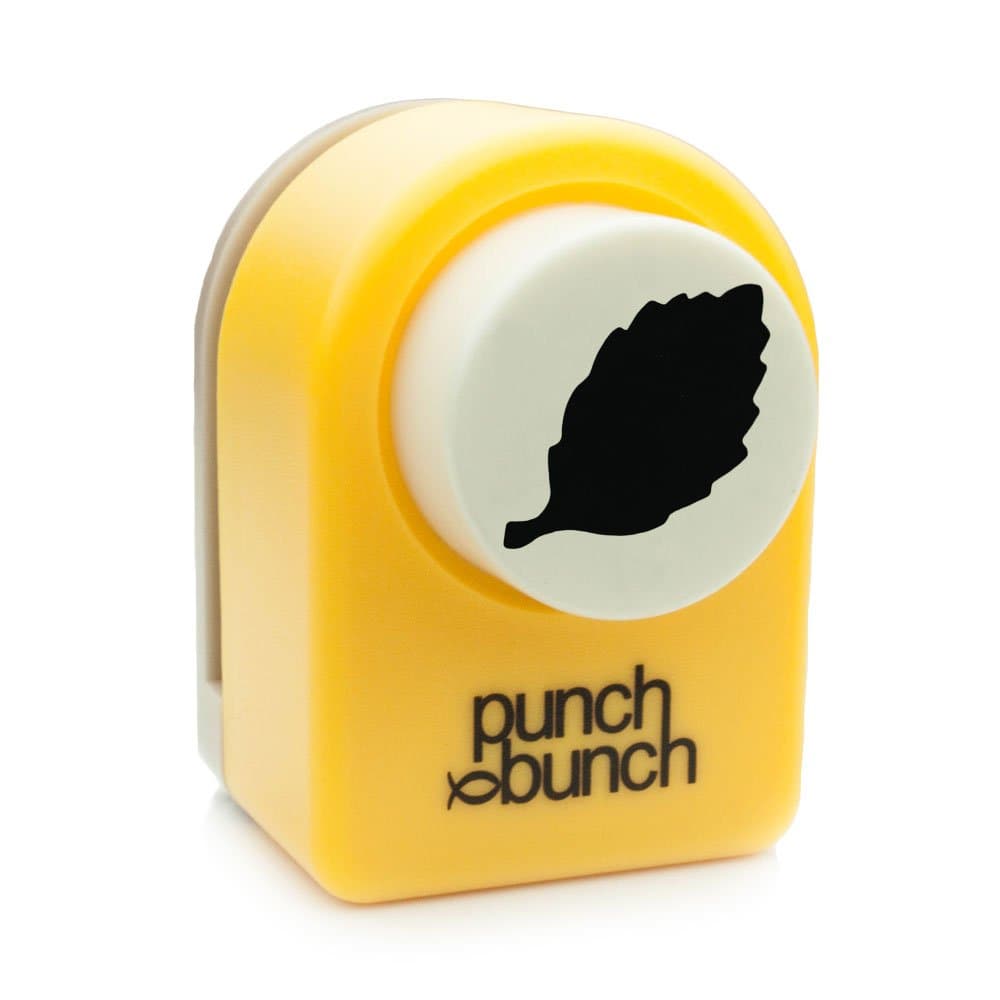 Punch Bunch 1-Piece 1-inch Medium Punch-Birch Leaf