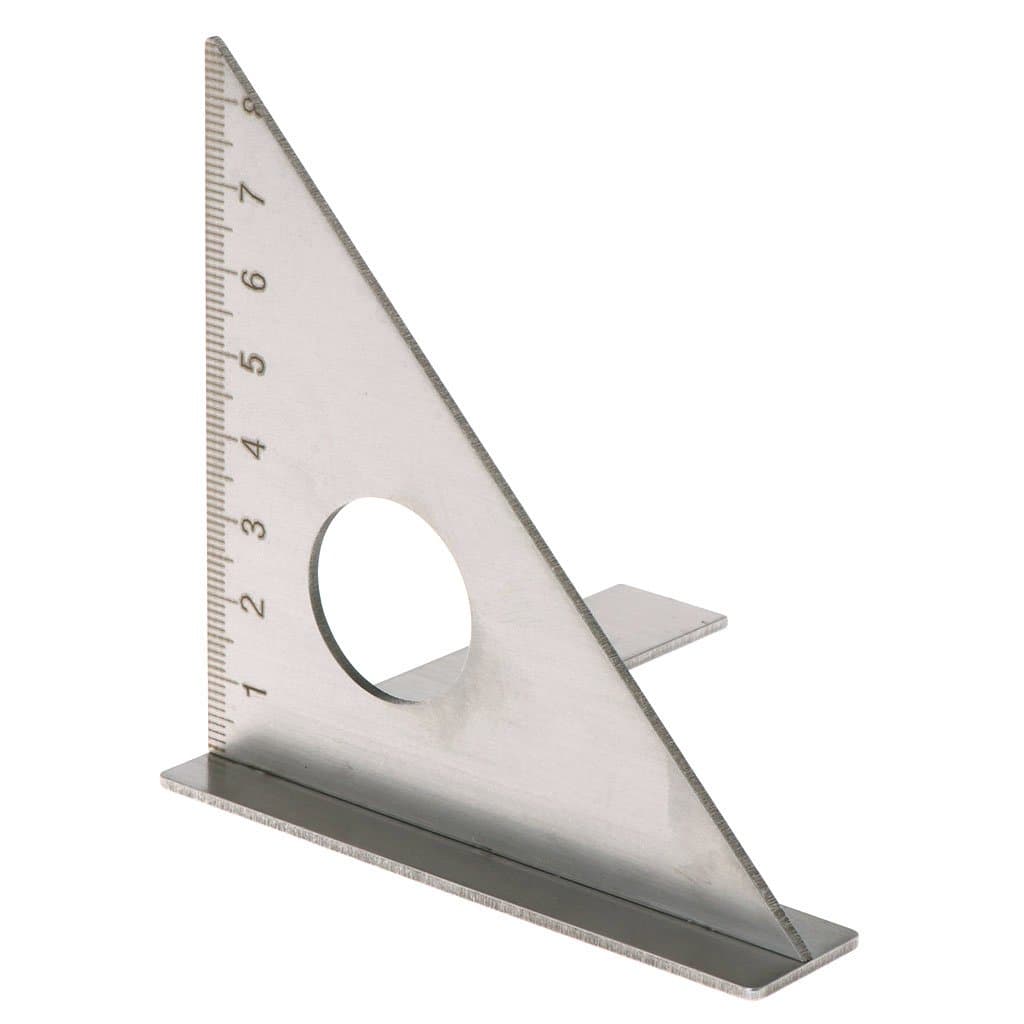 Mikiya Woodworking Ruler Square Layout Miter Triangle Rafter 45° 90 Degree Metric Gauge