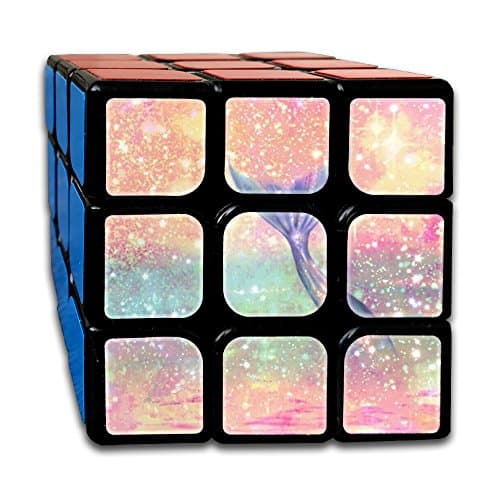 Glitter Pink Mermaid 3x3 Smooth Speed Magic Rubiks Cube Magic Cube Puzzles Puzzles Toys