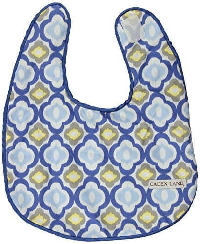 Caden Lane Ikat Collection Bib Set, Mod Blue, 2-Count