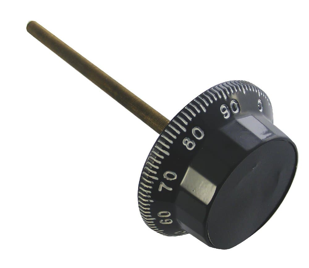 Sargent & Greenleaf Dial D300-060 Blk Front Readin