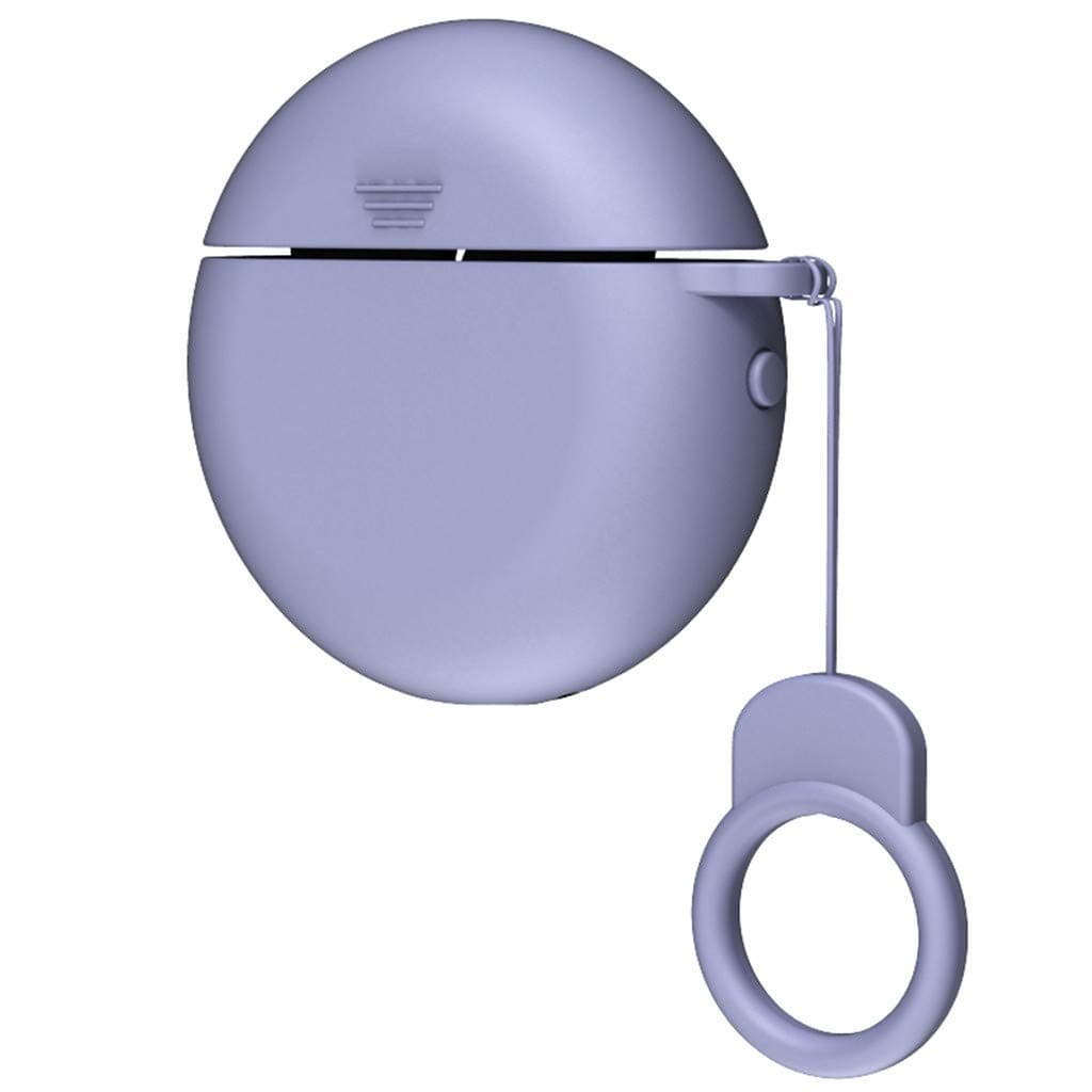 Samury Case Compatible with Hua wei Freebuds 3 Wireless Charging Case Silicone Protective Case with Ring Holder Compatible with Huawei Freebuds 3 (2019) (Gray)