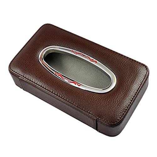 car tissue box/ leather hanging car tissue box/Sun visor car creative tissue box-B