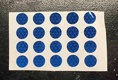 Blue Reflective High Intensity V92 1 inch, 20-dots