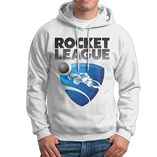 UFBDJF20 Rocket Game League 2 Men's Pullover HoodWhite S