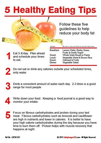 5 healthy eating tips