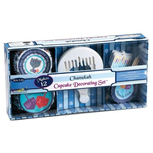 Chanukah Cupcake Decorating Set Hanukkah Accessories