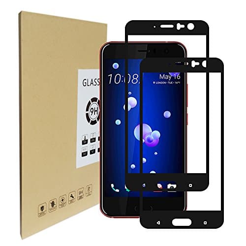 Hasenou HTC U11 Screen Protector,Tempered Glass Screen Protector for HTC U11,0.33mm Slim and 9H Hardness,Bubble Free and Anti-Fingerprint(2-Pack)