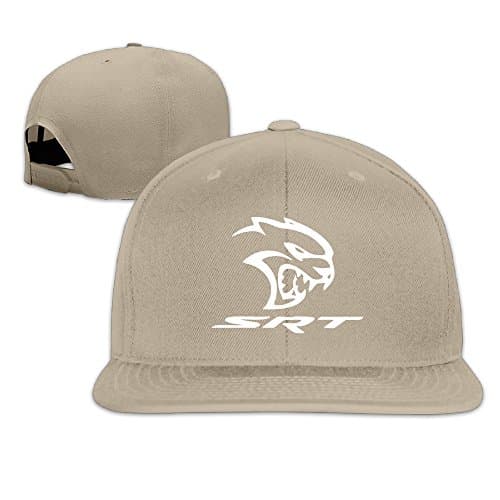 Dodge SRT Hellcat Logo Flat-along Adjustable Snapback Hats