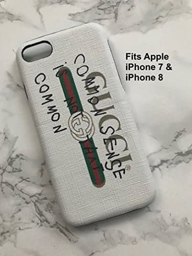 Apple iPhone 7 / iPhone 8 (not Plus size) Faux Leather Designer Cases - Multiple Designs (G6)