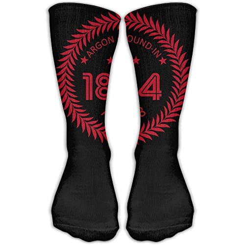 Women's Men's Classics Socks Ar Chemical Element Argon Found In 1894 Athletic Stockings 30cm Long Sock One Size