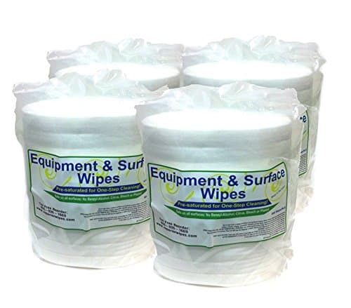 ERC Gym Equipment & Surface Wipes 800 Sheet Roll (Case of 4 Rolls)