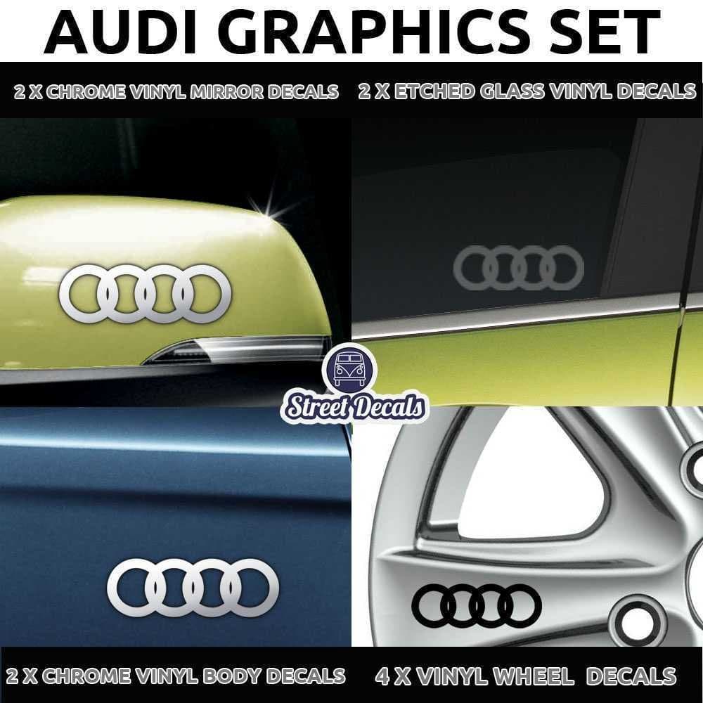 AUDI A2, A3, A4, A6 VINYL STICKERS DECALS GRAPHICS SET ? CAR BODY MOD