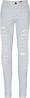 A2Z 4 KidsGirls Ripped Comfort Jeans Stretch Pants Lightweight Casual Fashion for Kids Age 3-14 Years