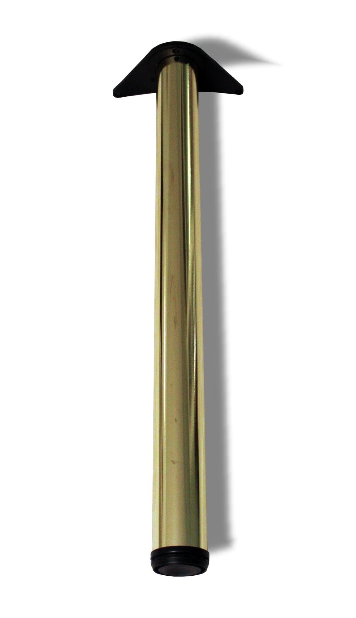 Table Leg, Brass, 28" High, 2 3/8