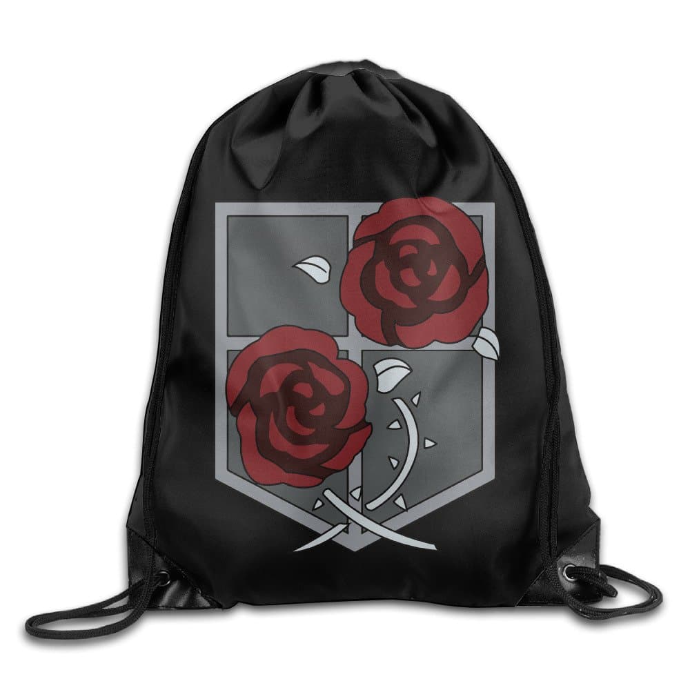 Brigad Logo Attack On Titan Sport Backpack Drawstring Print Bag
