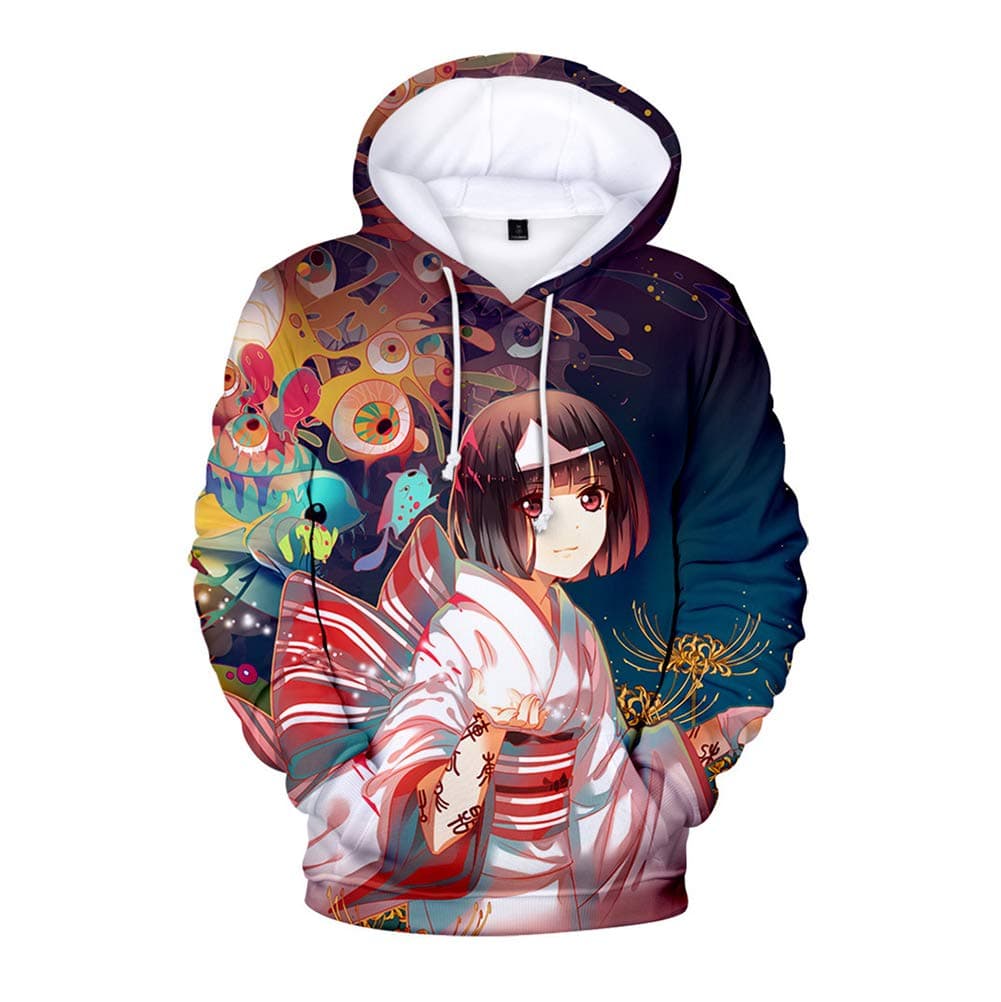 TINGYUANO Noragami Anime Pattern 3D Printed Pullover Hoodie Unisex Plus Size Outwear Sweatshirt