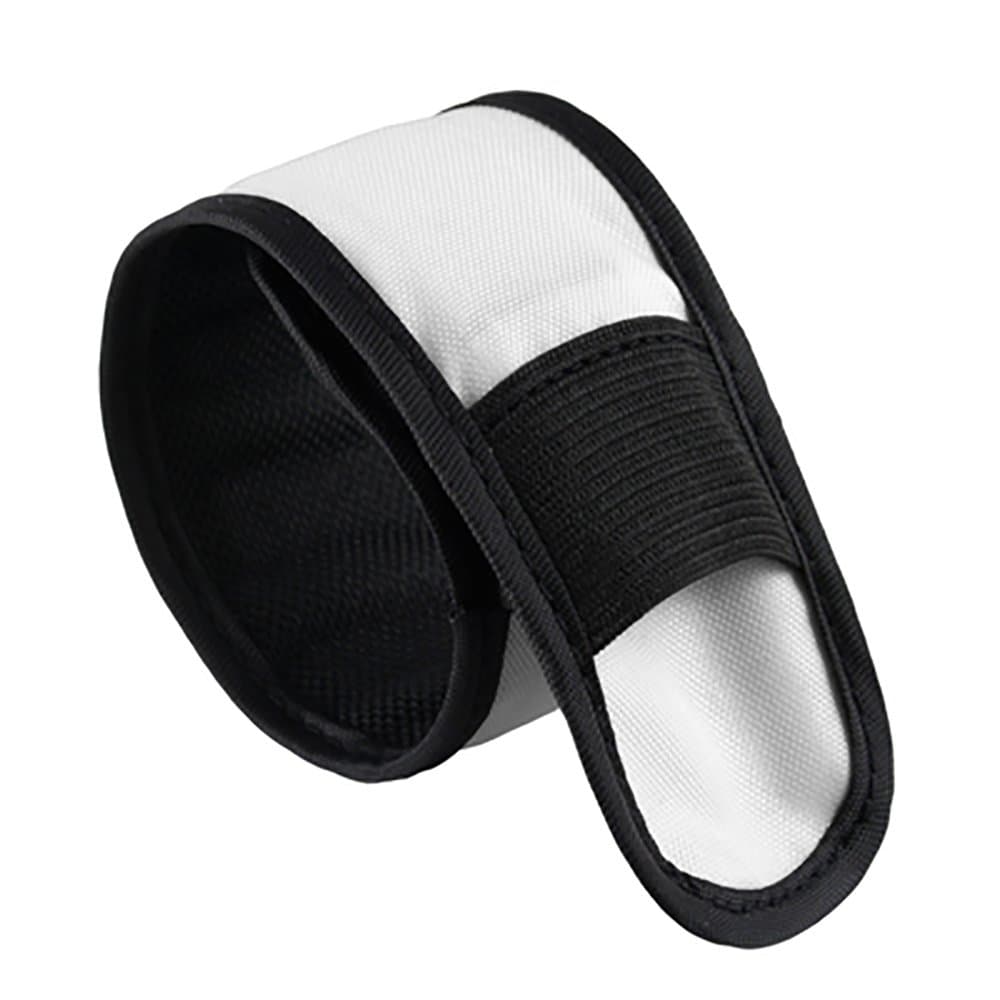 OMOUP LED Reflective Belt Super Bright High Visibility Light-Up LED Arm Band Reflective Running/Cycling/Jogging Bracelet Cycling Safety Band (White)