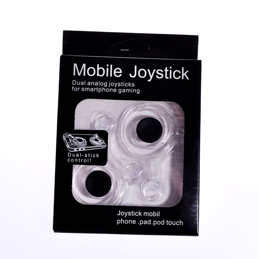 Big Dipper 2 pcs Mobile Joystick Mini Joysticks for Phone Touch Screen Mobile Joystick Controller (White)
