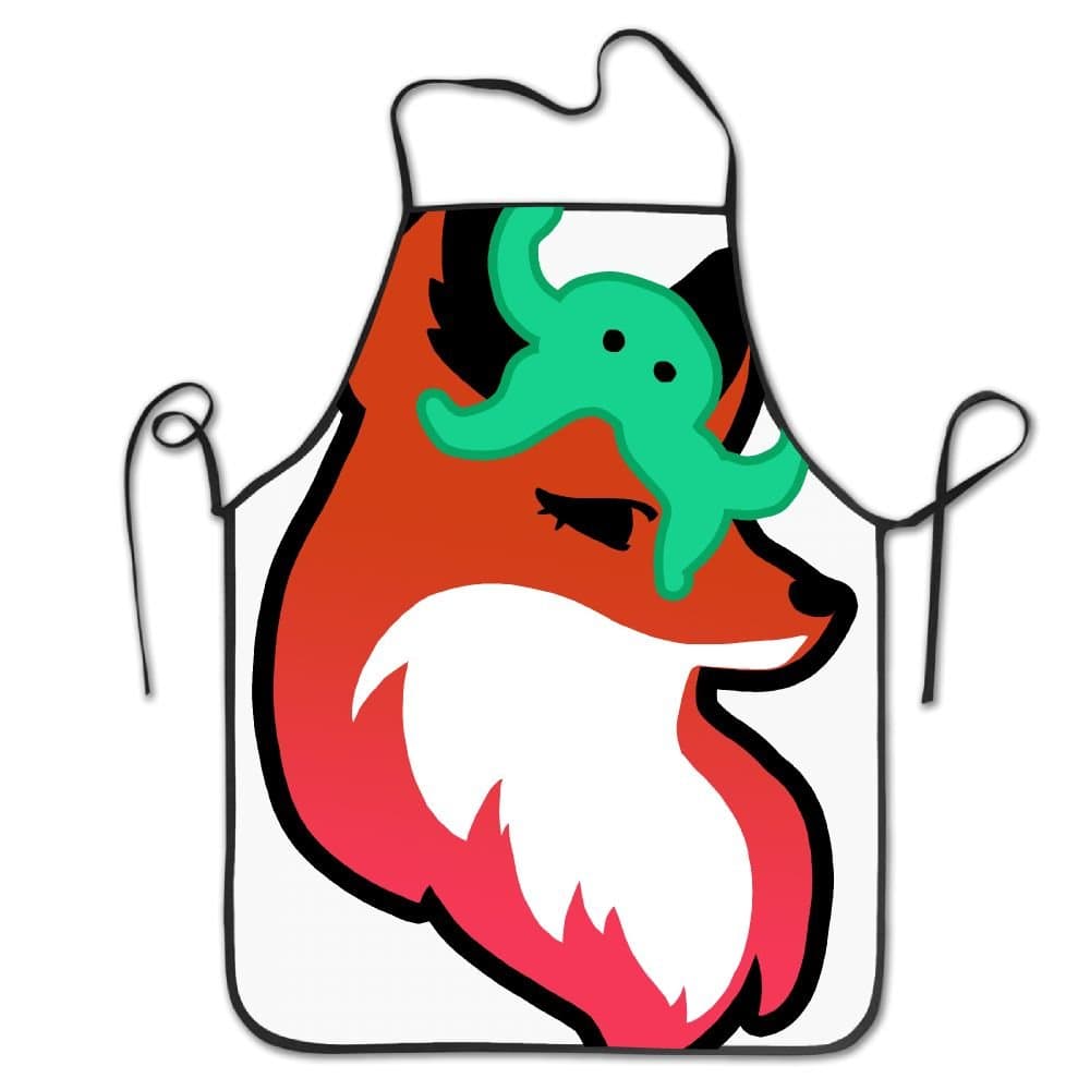 Fox Octopus Deluxe Aprons Personalized Printing Kitchen Apron