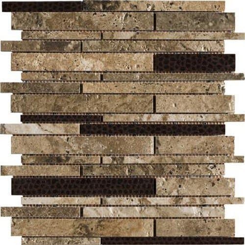 Marazzi Essentials Bullnose Mosaic, 3 x 12, Basic Black