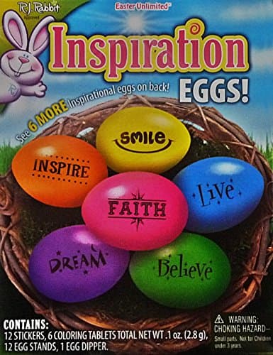 Inspiration Eggs Easter Egg Coloring and Decorating Kit