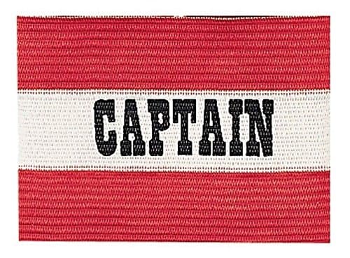 Junior Size Soccer Captains Arm Band (Red)