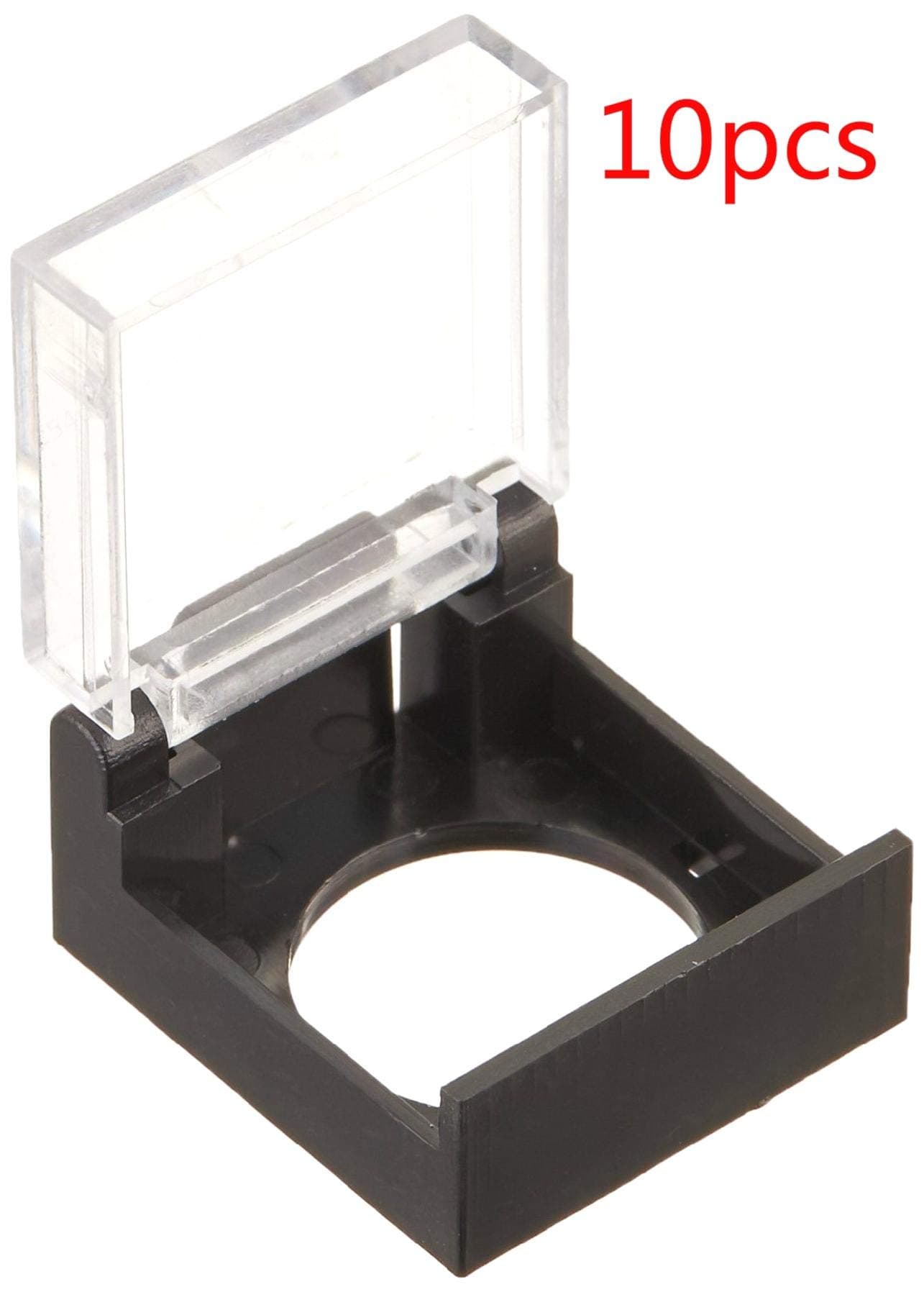 DULALA Waterproof Switch Cover 10pcs Guard Protector for 16mm Dia Push Button Switch